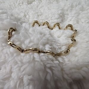 14K Solid Yellow Gold Bracelet 7"